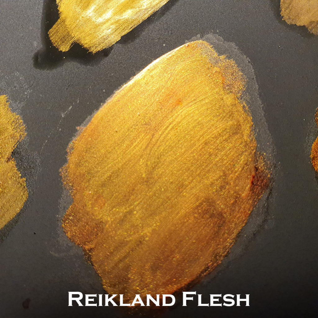 Peinture Solid Gold avec encre Reikland Flesh