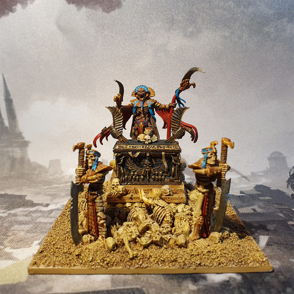 Figurines peinte de Casket of Souls des Tomb Kings